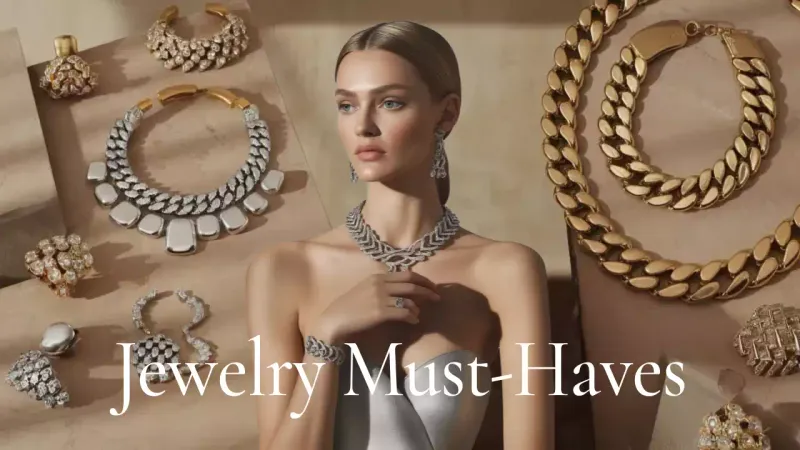 Gold Elegant Jewelry Promotion YouTube Thumbnail