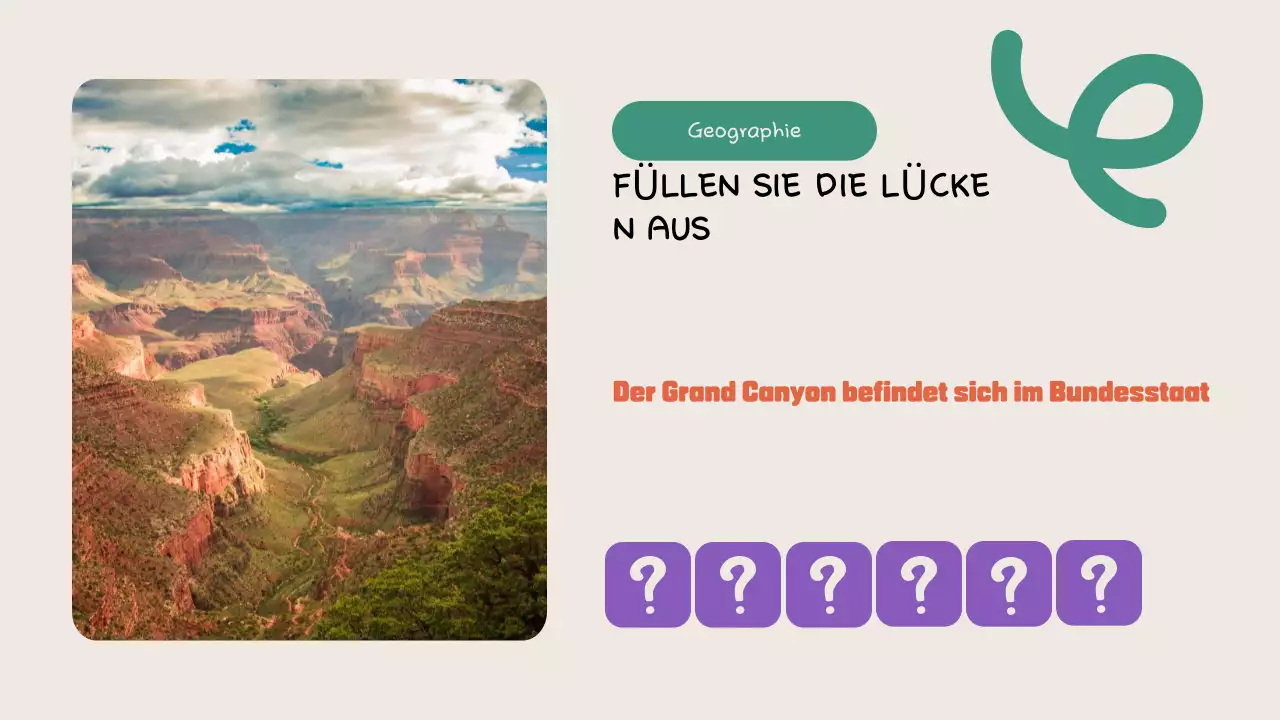 Bunte Spaß-Quiz-Ankündigung