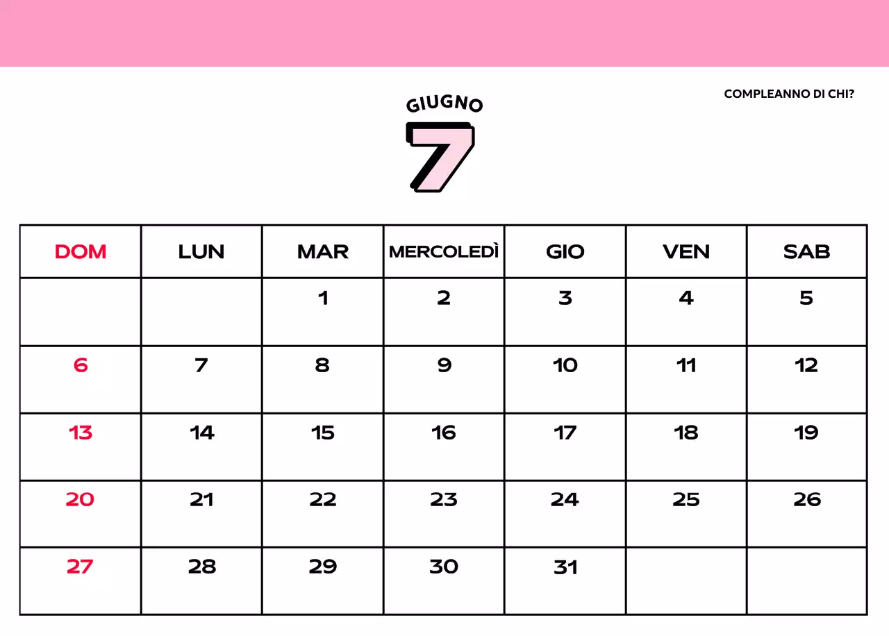 Calendari colorati con una varietà di illustrazioni retrò