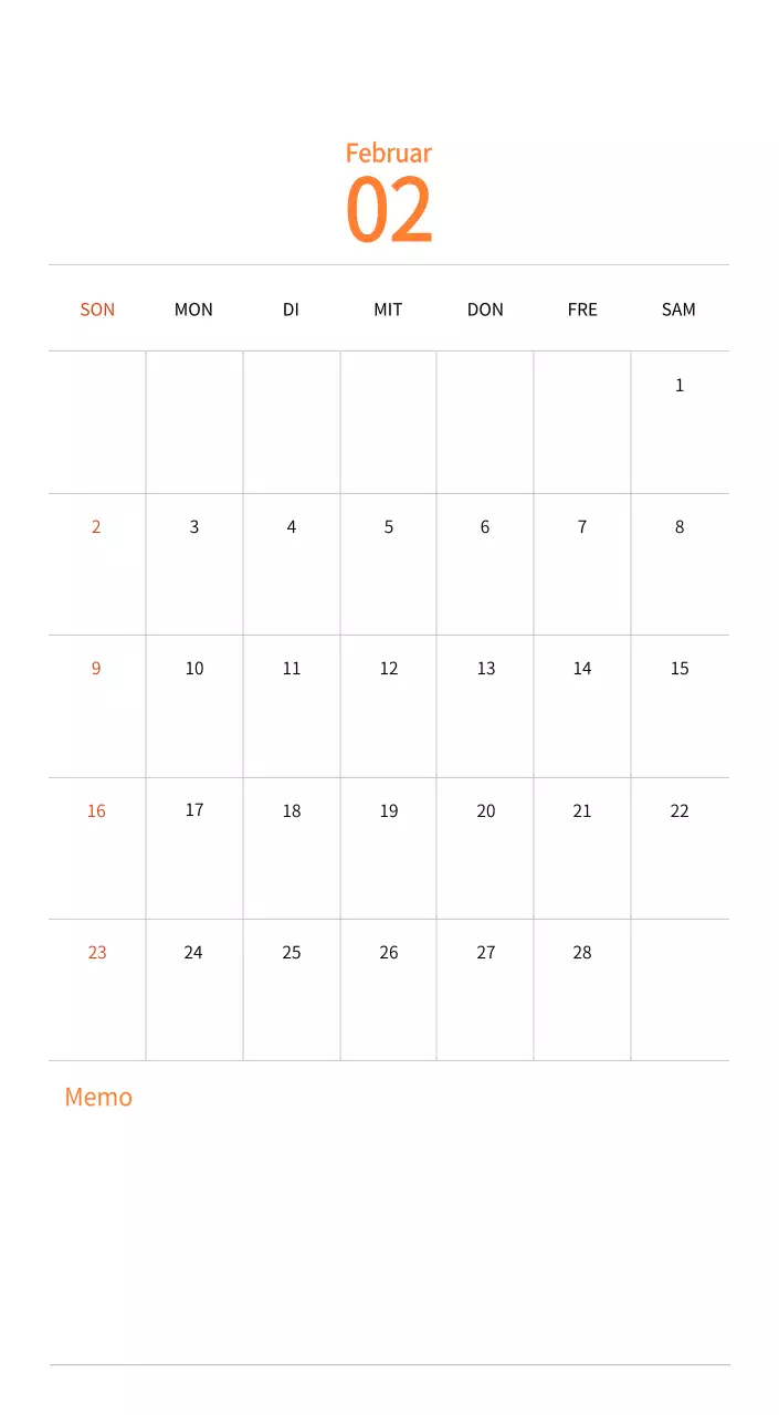 Stempelillustrationen mit einem warmen Konzept