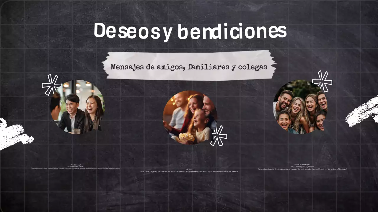 cumpleaños de moda negro Presentación