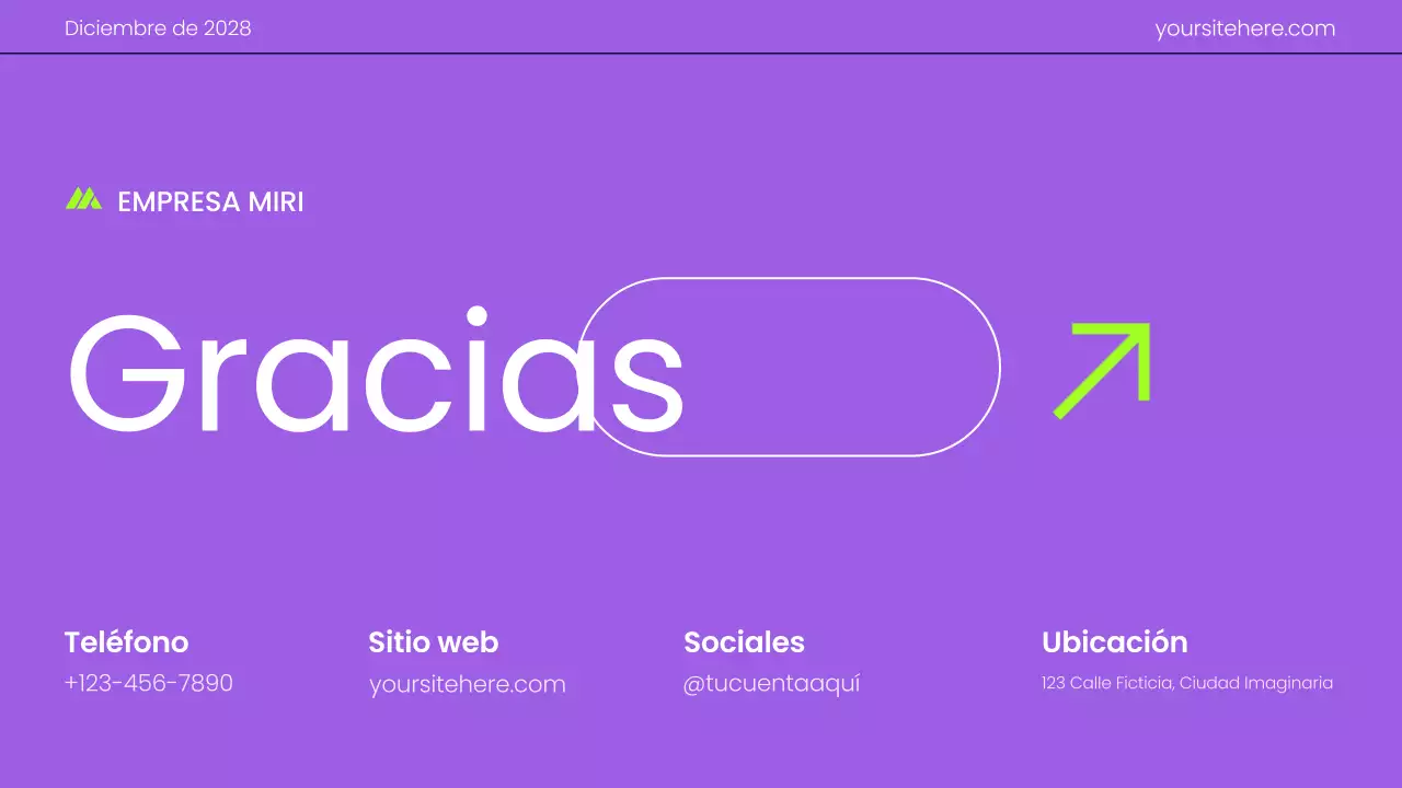 Púrpura Gradiente Moderno Presentación del Plan de Marketing