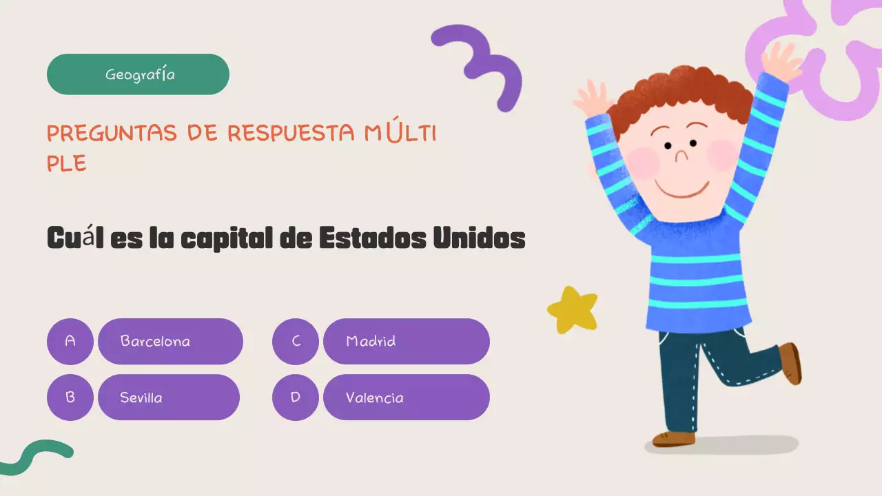 Anuncio de concurso divertido y colorido