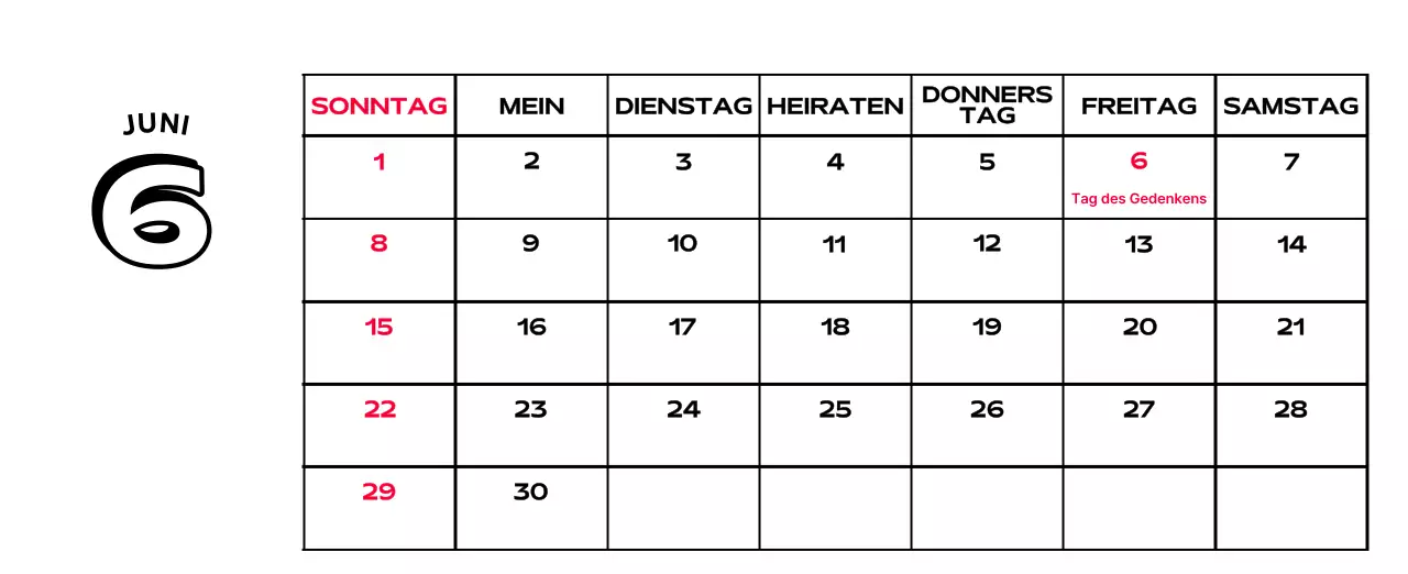 Bunte Kalender mit einer Vielzahl von Retro-Illustrationen