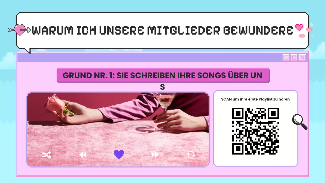 rosa Retro-Charme-Aktion