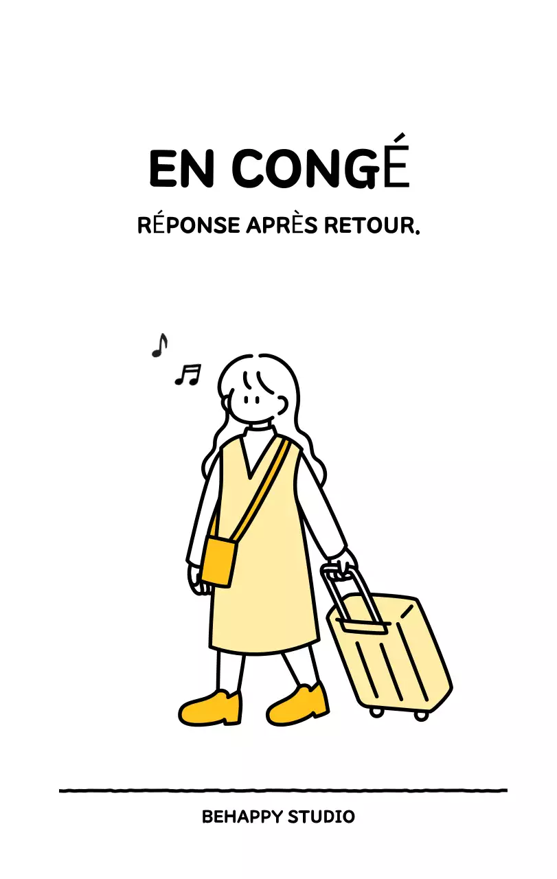 Calendrier illustré avec un joli style de lignes