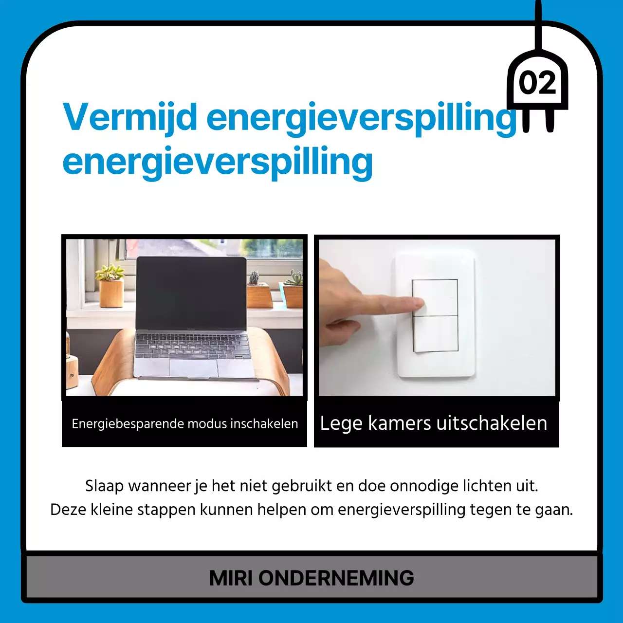 Blue Simple-campagne voor energiebesparing