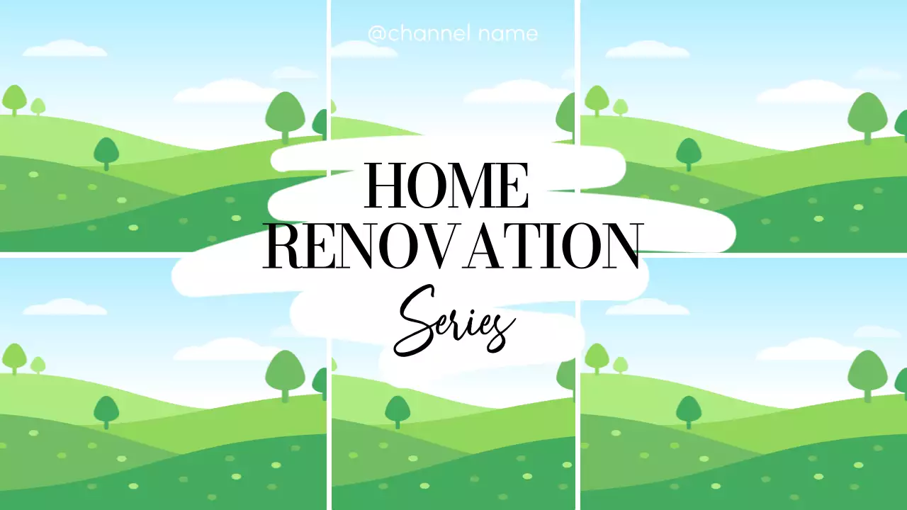 Beige Modern Home Renovation Guide YouTube Thumbnail