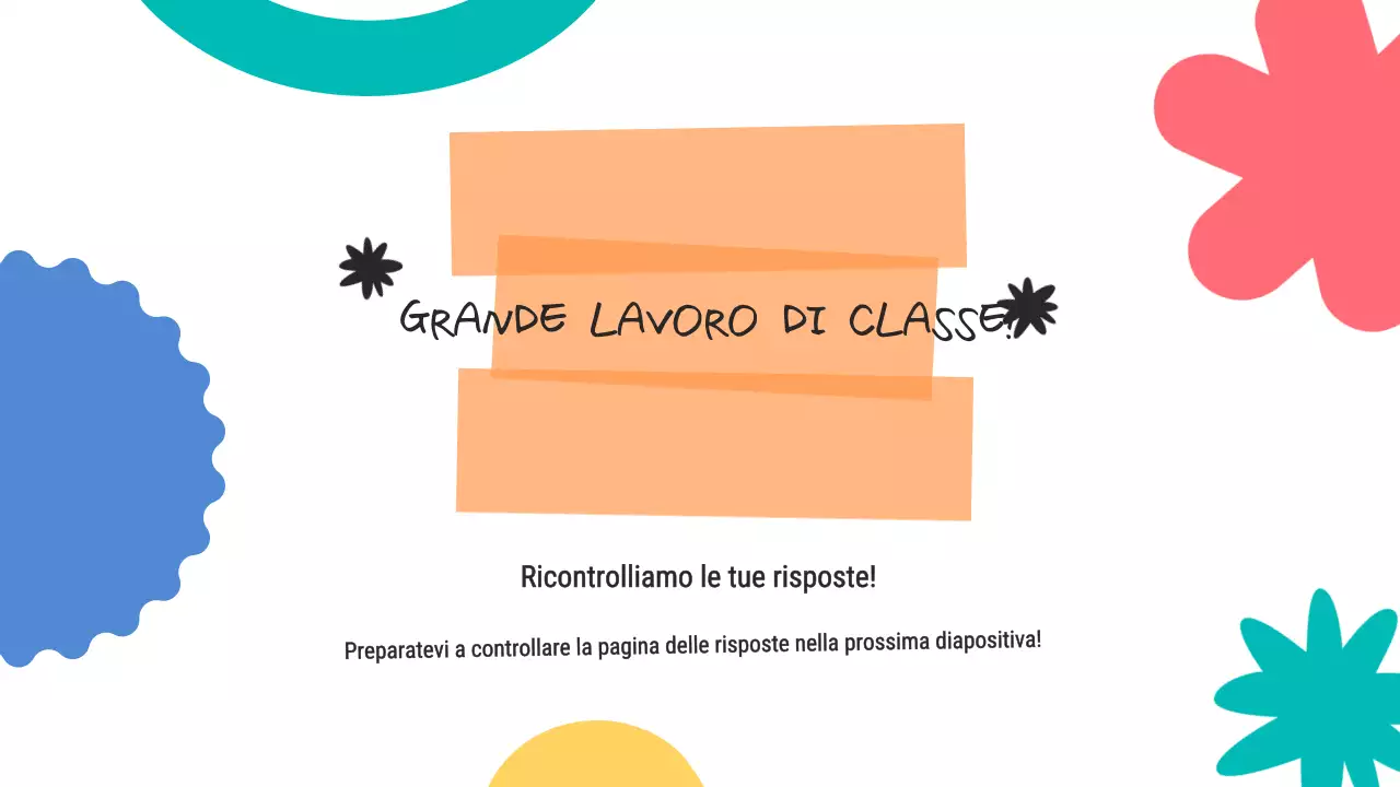 Annuncio di quiz colorati e di tendenza