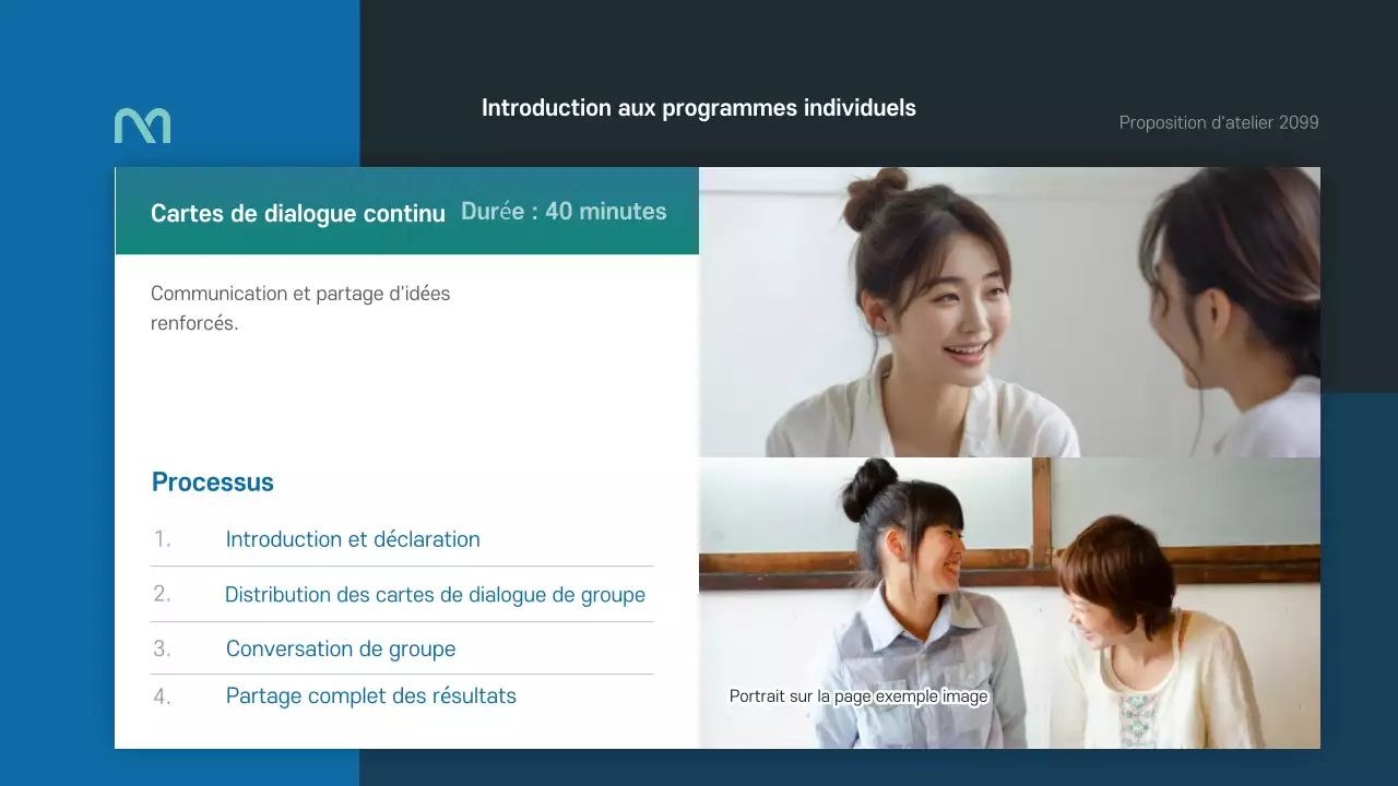 Une proposition d'atelier simple en bleu et vert