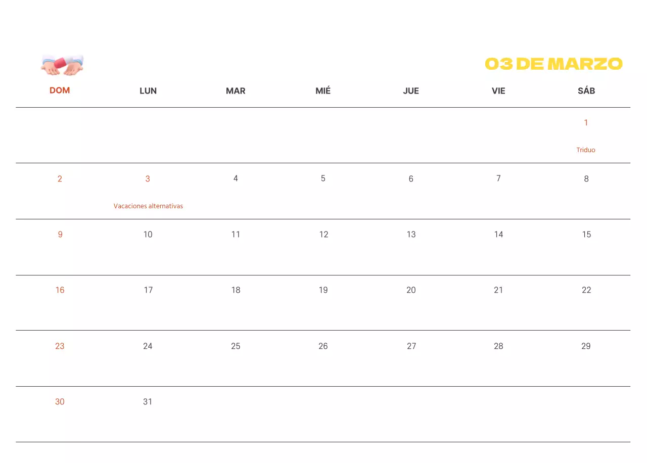 Un hospital festivo con ilustraciones de temática sanitaria y familiar y acentos de color