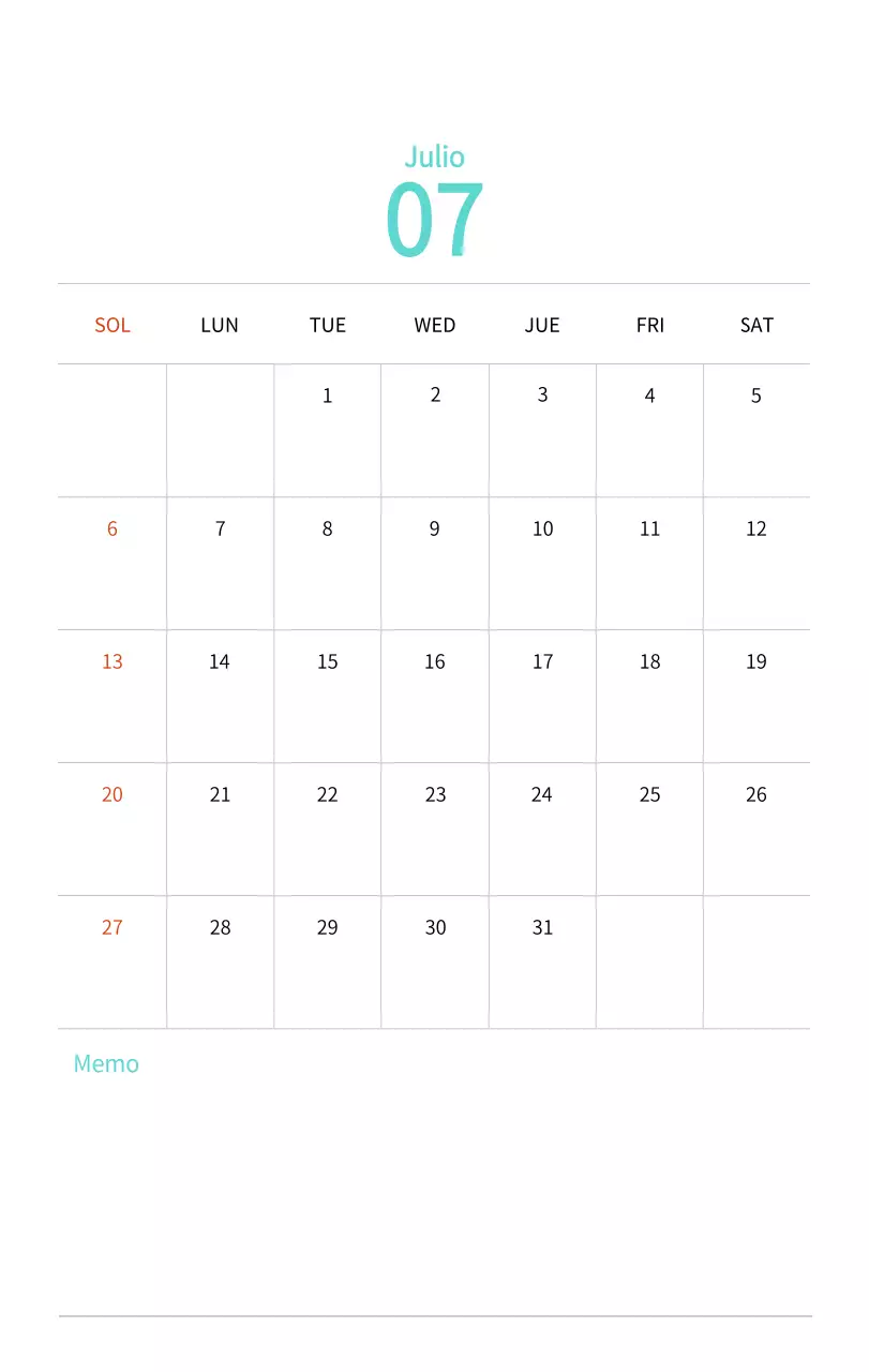 Calendario de Año Nuevo con cálidas ilustraciones