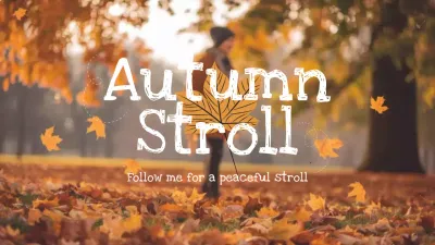 Orange Rustic Autumn Invitation YouTube Thumbnail