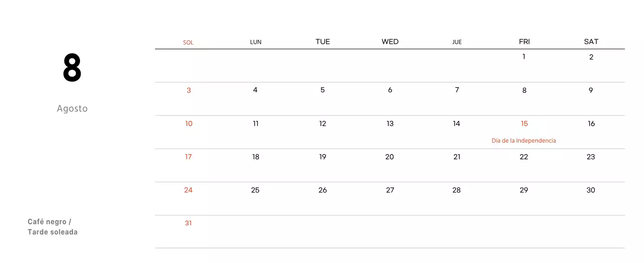 Un café sentimental blanco y marrón
