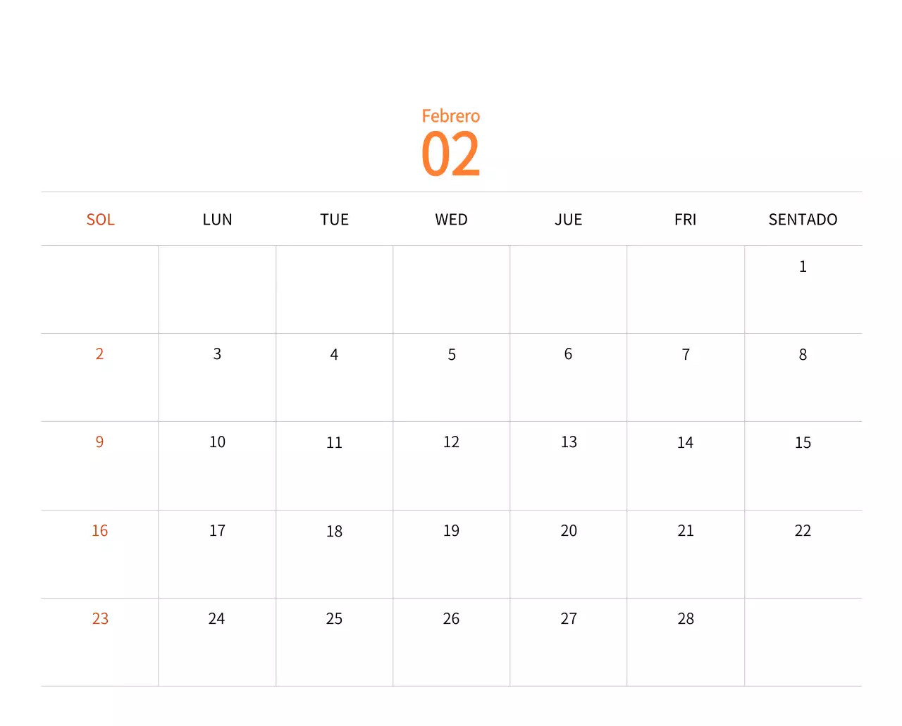 Calendario de Año Nuevo con cálidas ilustraciones