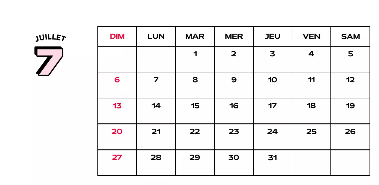 Calendriers colorés avec une variété d'illustrations rétro