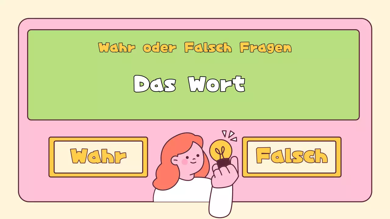 Spielerisches Quiz-Layout für die Grundschule