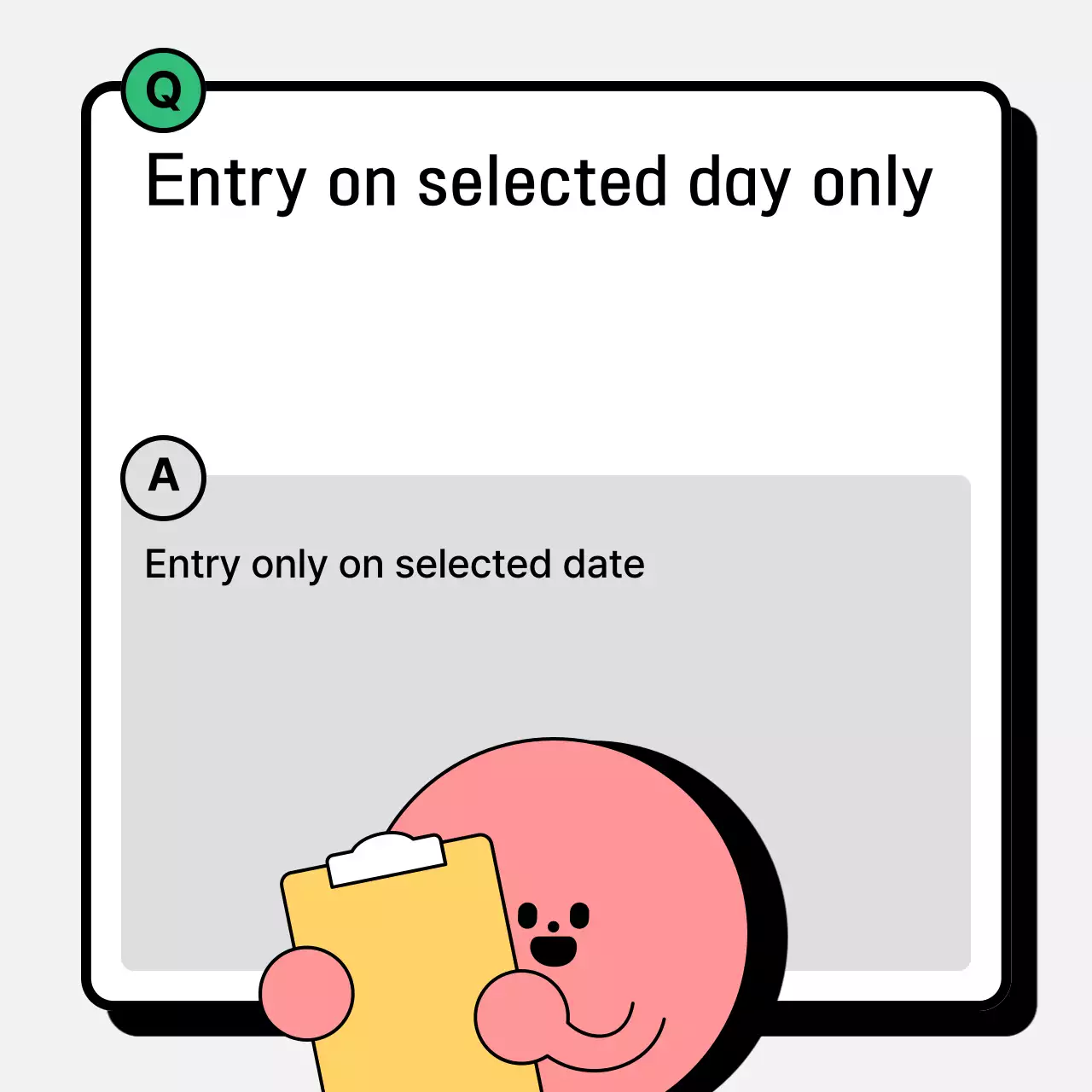 Anúncio de perguntas frequentes simples amarelo Instagram Carousel