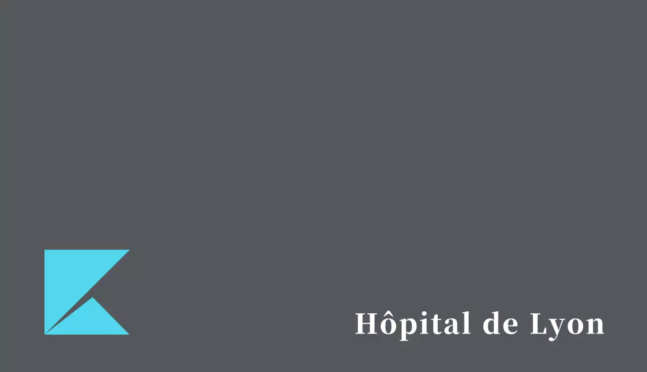 carte de visite géométrique bleue