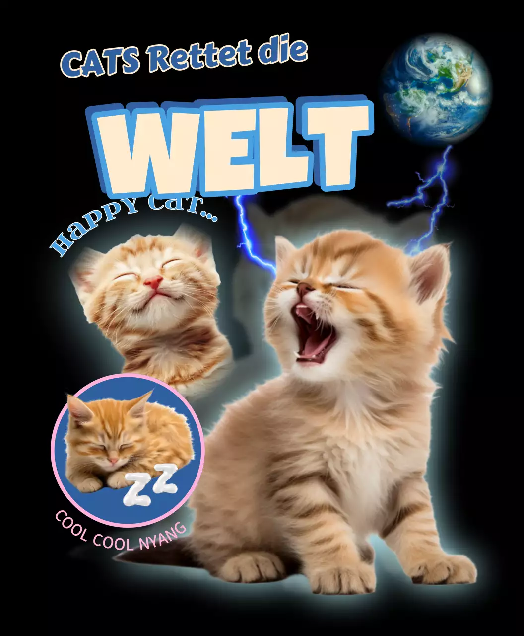 Schwarz Lustige Tierparodie