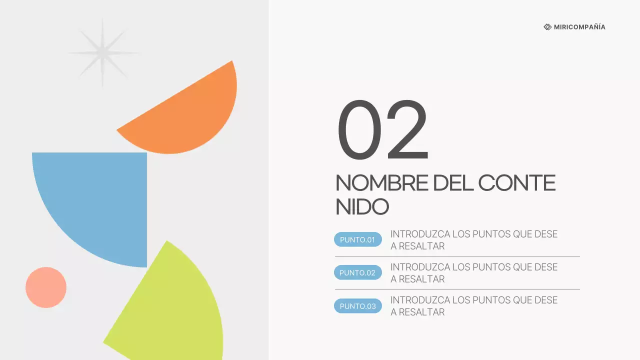 Un plan de empresa blanco y limpio