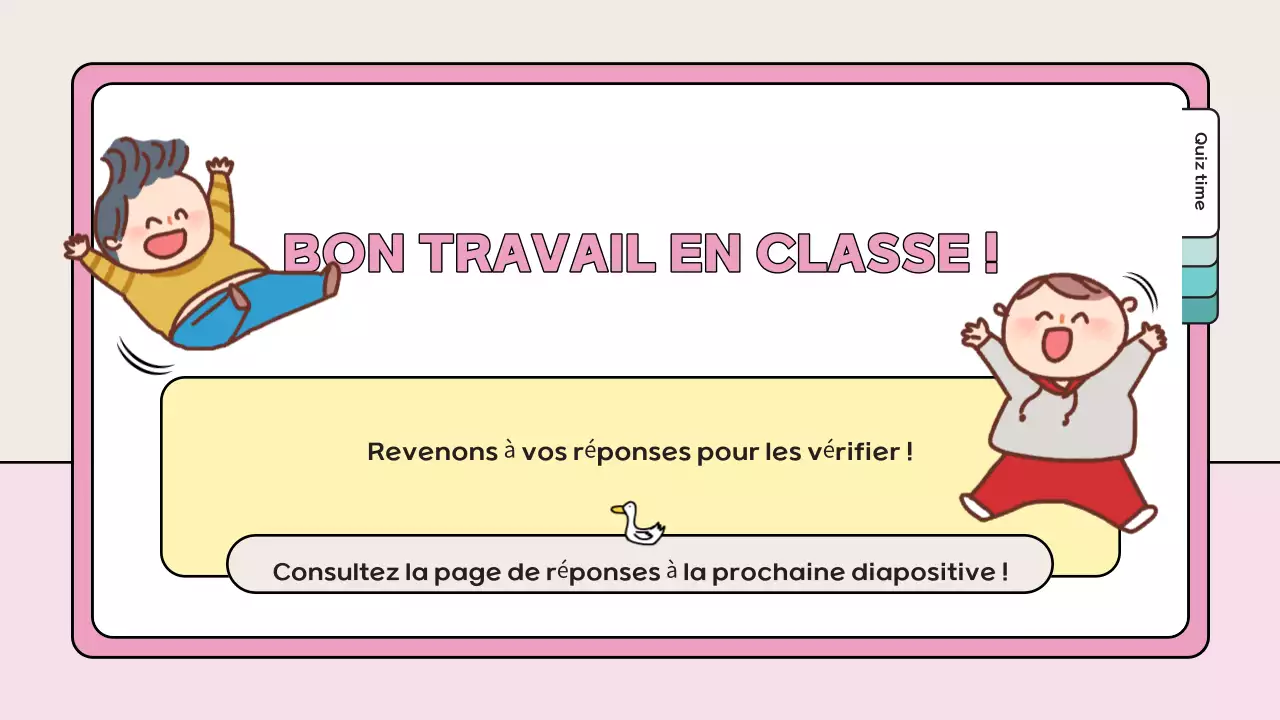 matériel d'étude pour le quiz sur le jeu rose