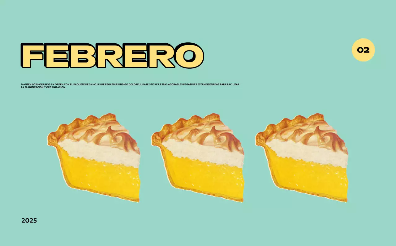 Coloridos calendarios con diversas ilustraciones retro