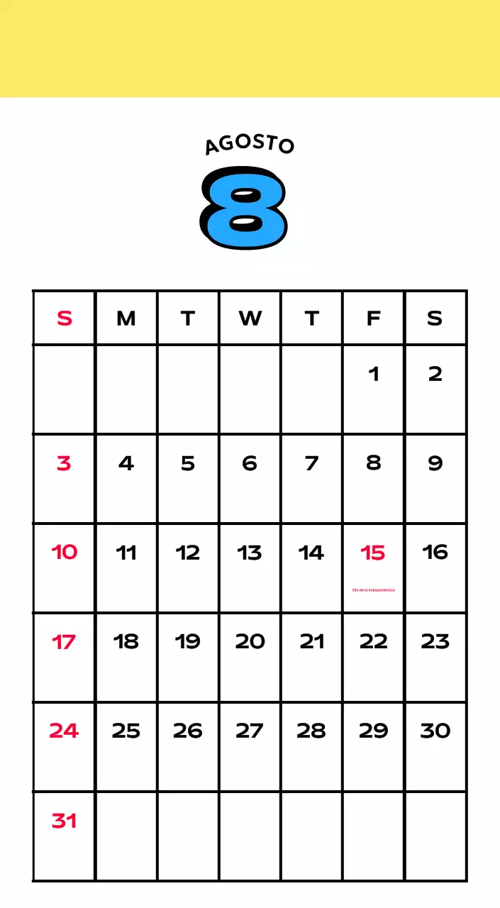 Coloridos calendarios con diversas ilustraciones retro