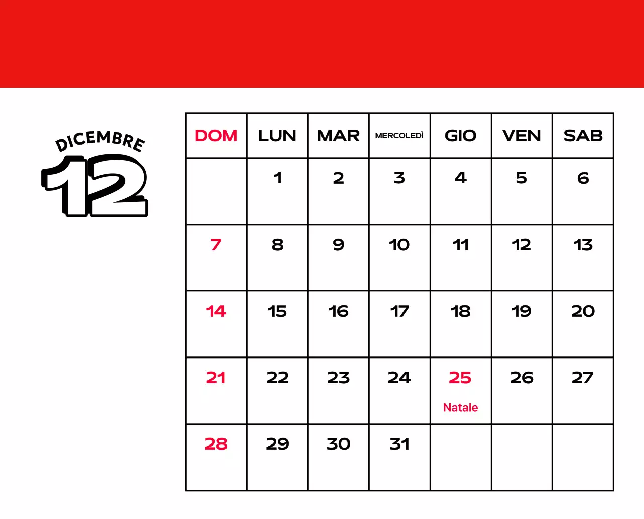 Calendari colorati con una varietà di illustrazioni retrò