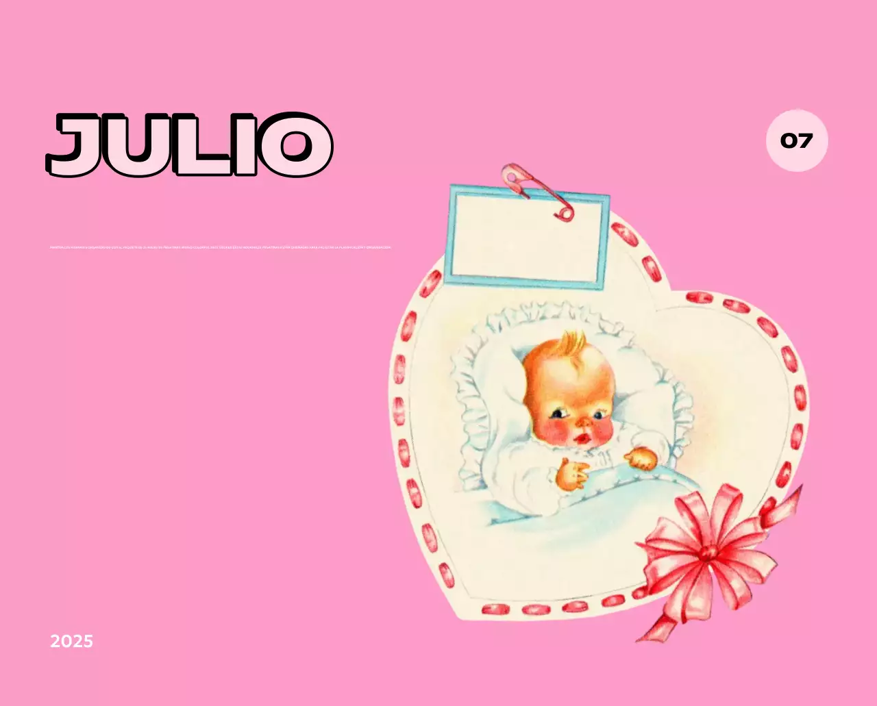 Coloridos calendarios con diversas ilustraciones retro