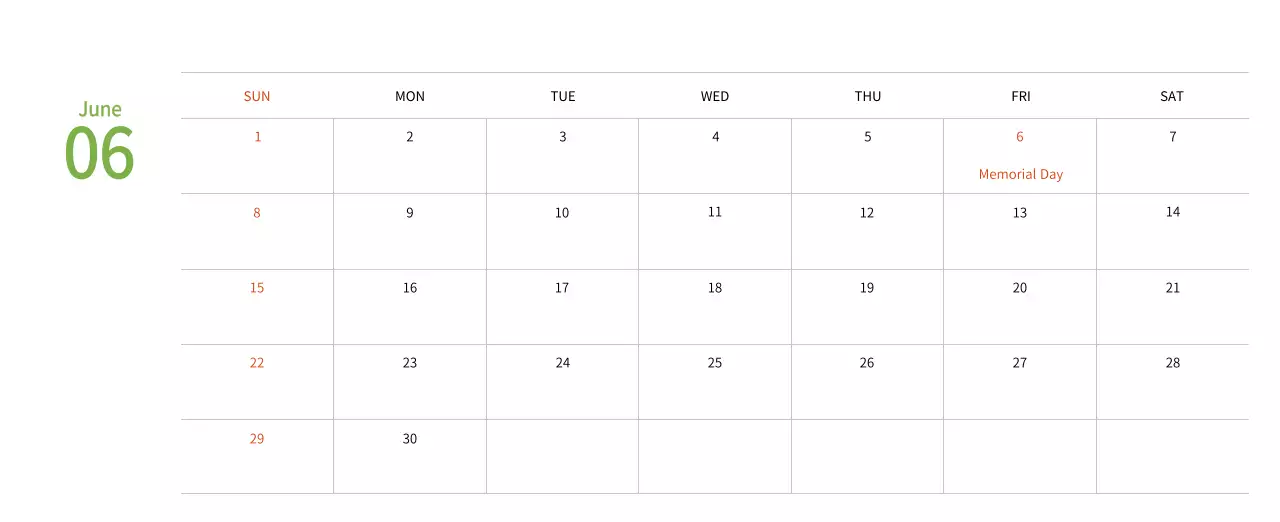 New Year's calendar with a warm, illustrated feel