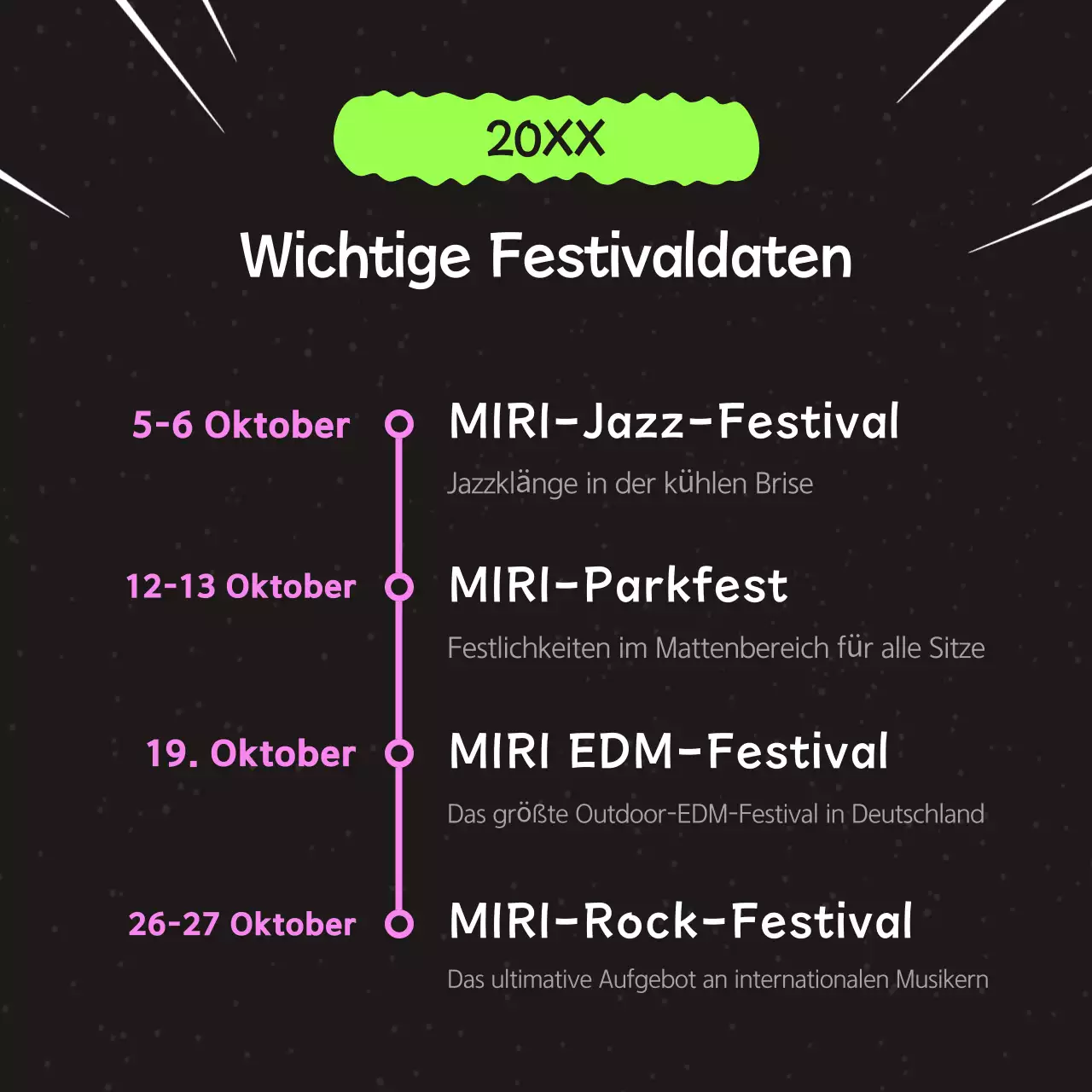 Ein Leitfaden für Festivals mit einem Hauch von Schwarz