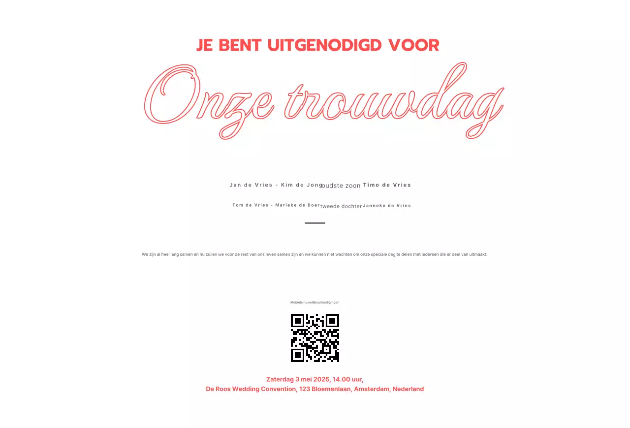 Blauwe Amerikaanse Vintage Huwelijksuitnodiging