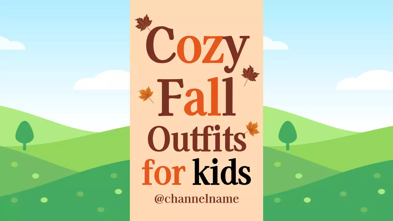 Beige Simple Kids Promotion YouTube Thumbnail