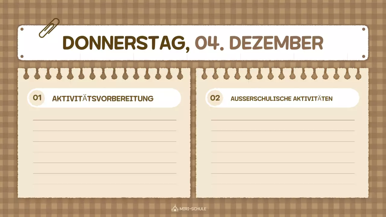 beige vintage class agenda