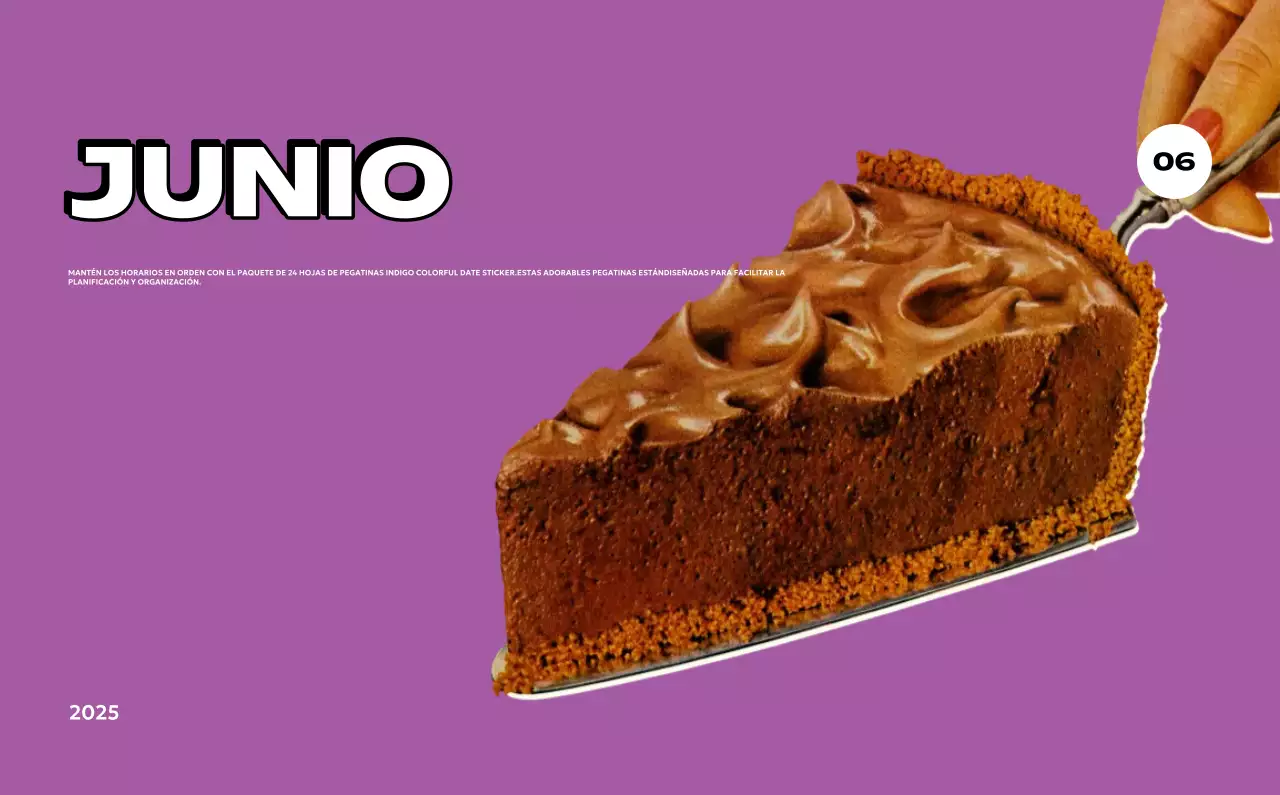 Coloridos calendarios con diversas ilustraciones retro