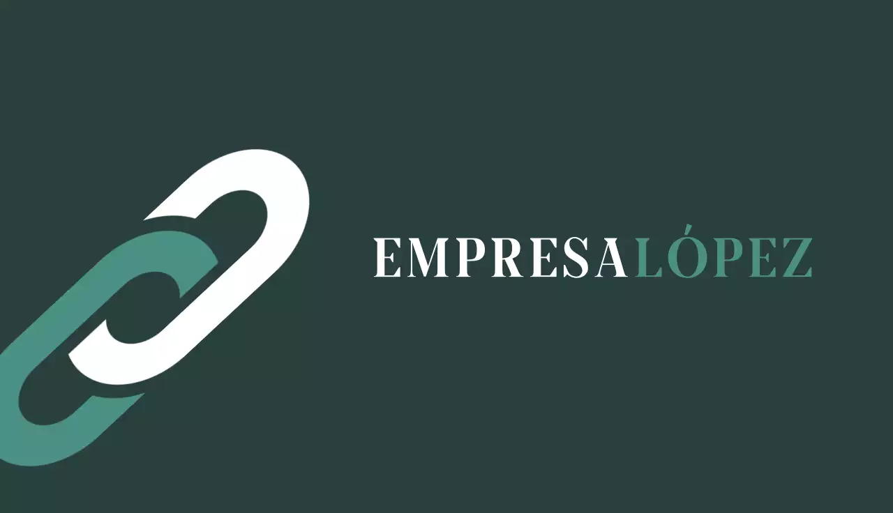 tarjeta de visita moderna verde azulado