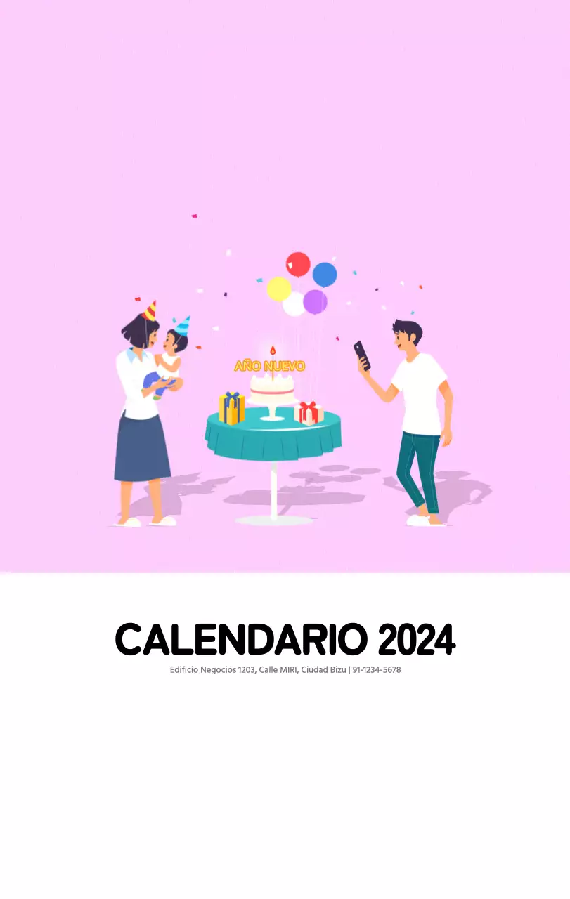 Concepto de ilustración familiar multicolor