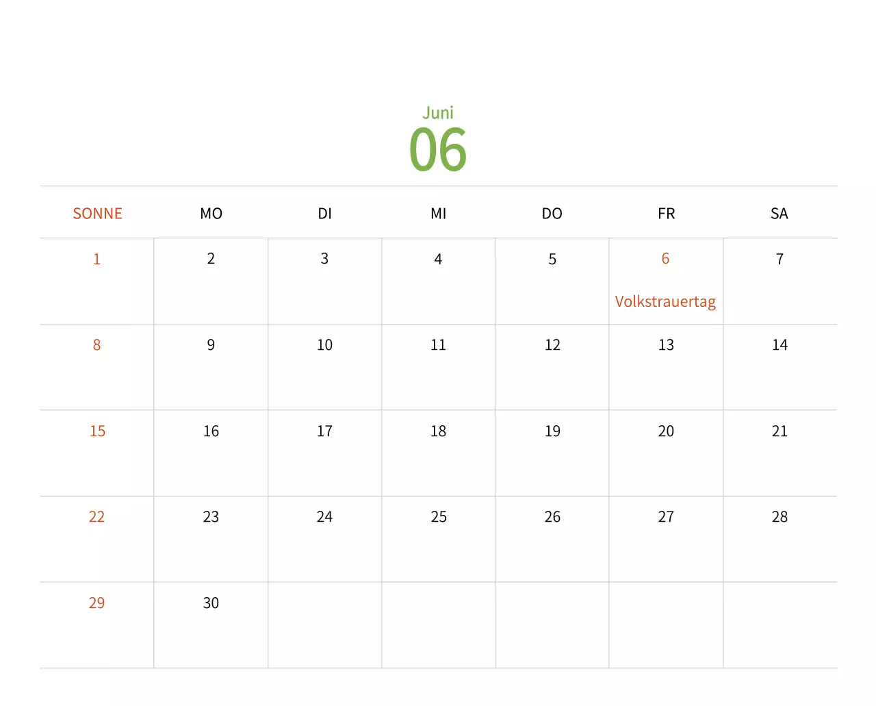 Neujahrskalender mit warmen Illustrationen