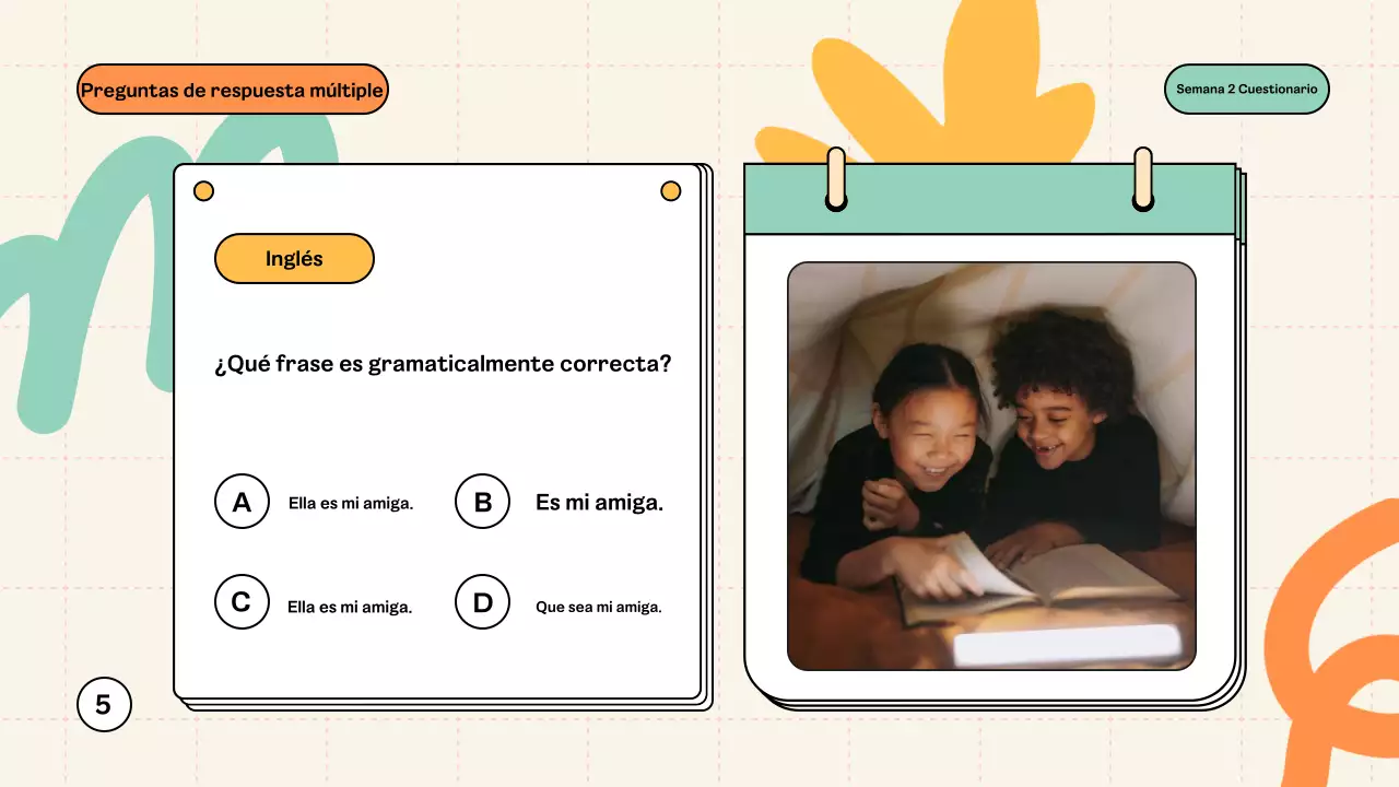 Mint Modern Quiz Material de clase