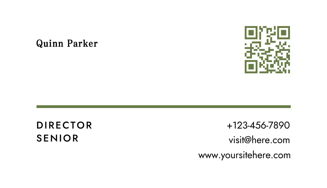 tarjeta de visita minimalista blanca