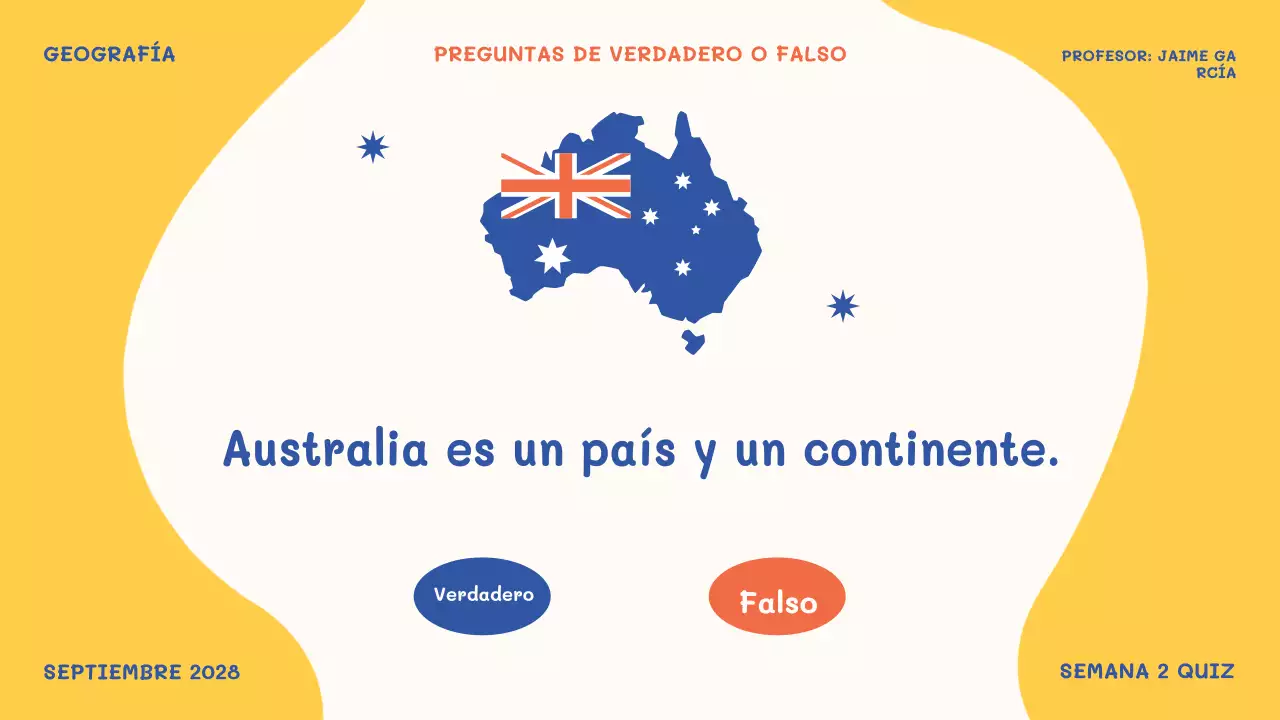 orange playful school event quiz time presentation