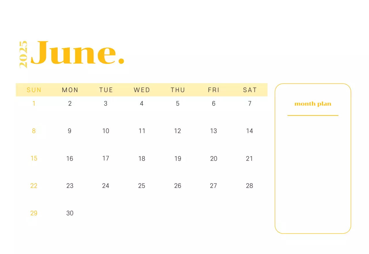 黄緑色の背景に青少年のイラストが描かれたカレンダー