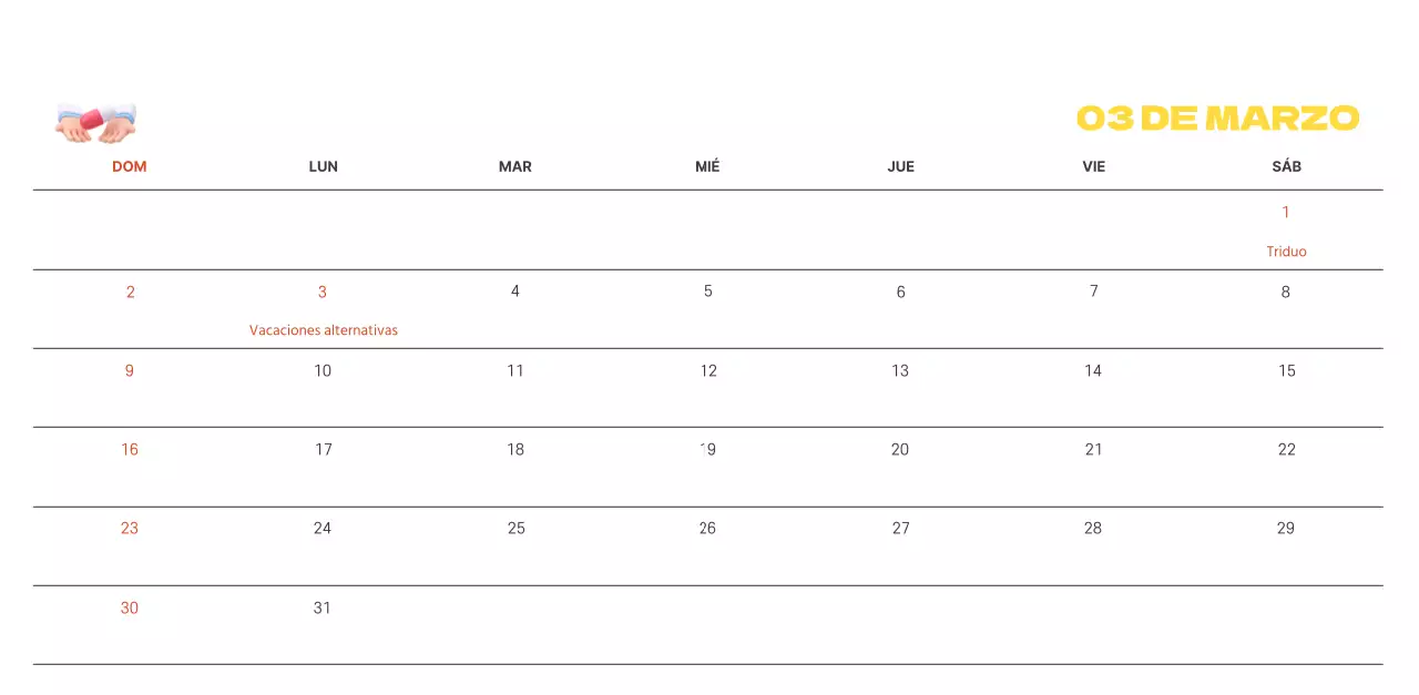 Un hospital festivo con ilustraciones de temática sanitaria y familiar y acentos de color