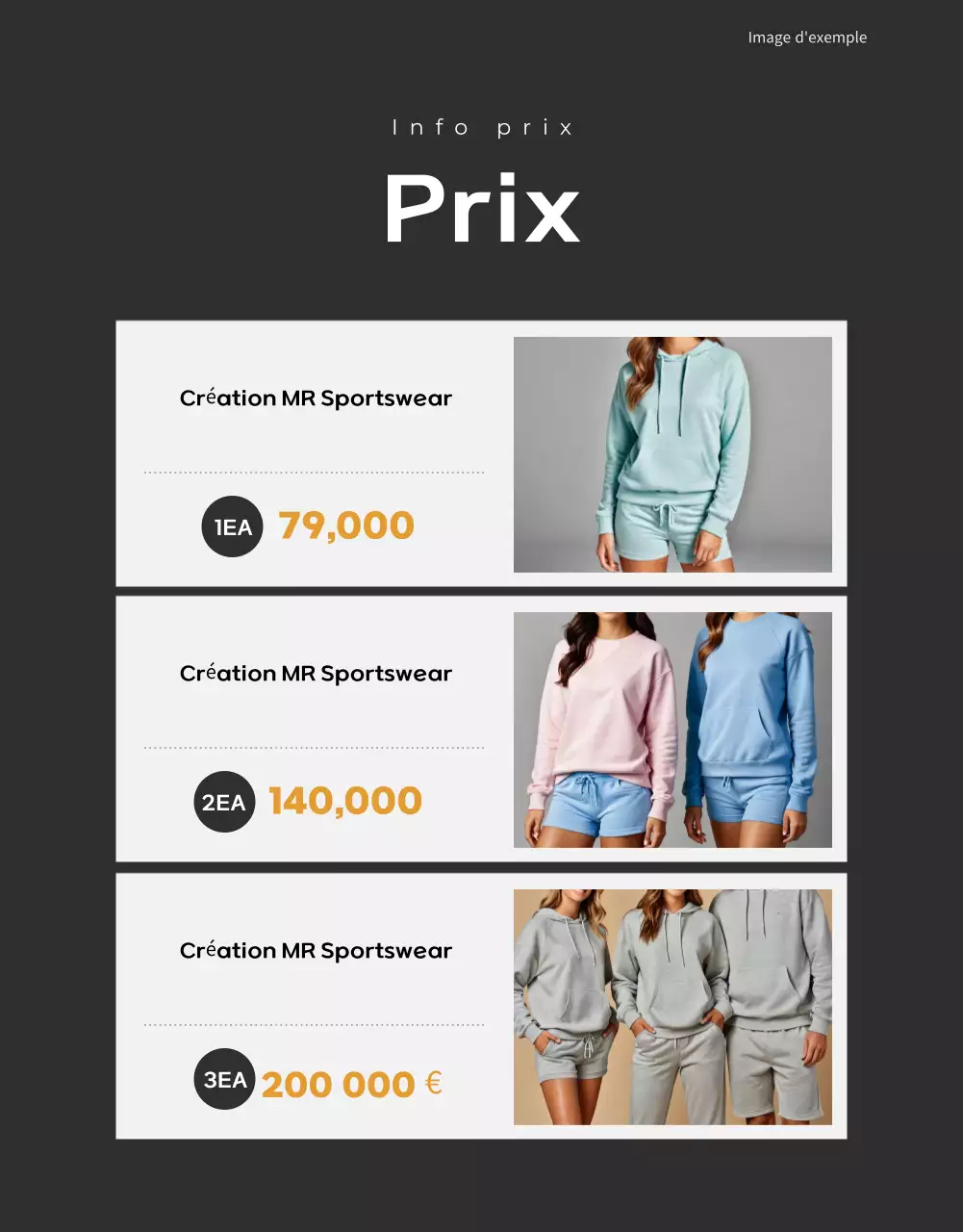 Promouvoir les produits sportifs modernes jaunes