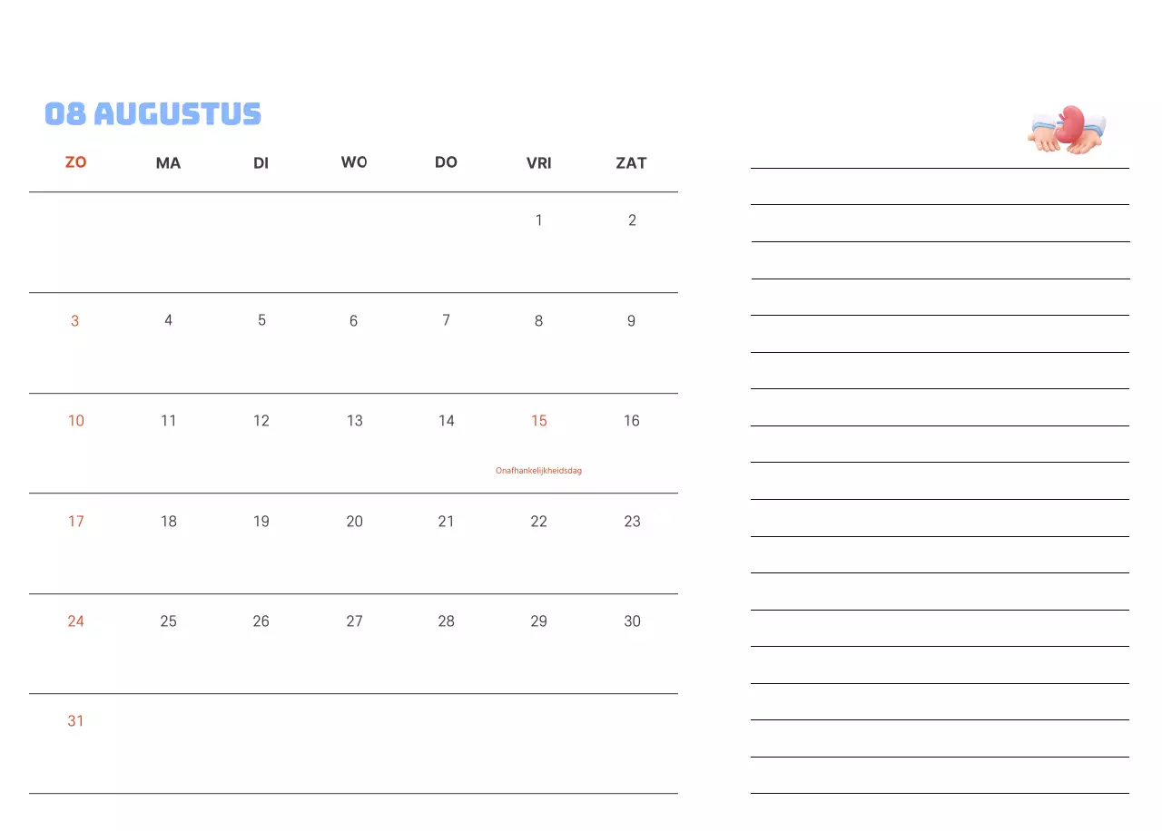 Een feestelijk ziekenhuis met illustraties met gezondheids- en gezinsthema's en kleurrijke accenten
