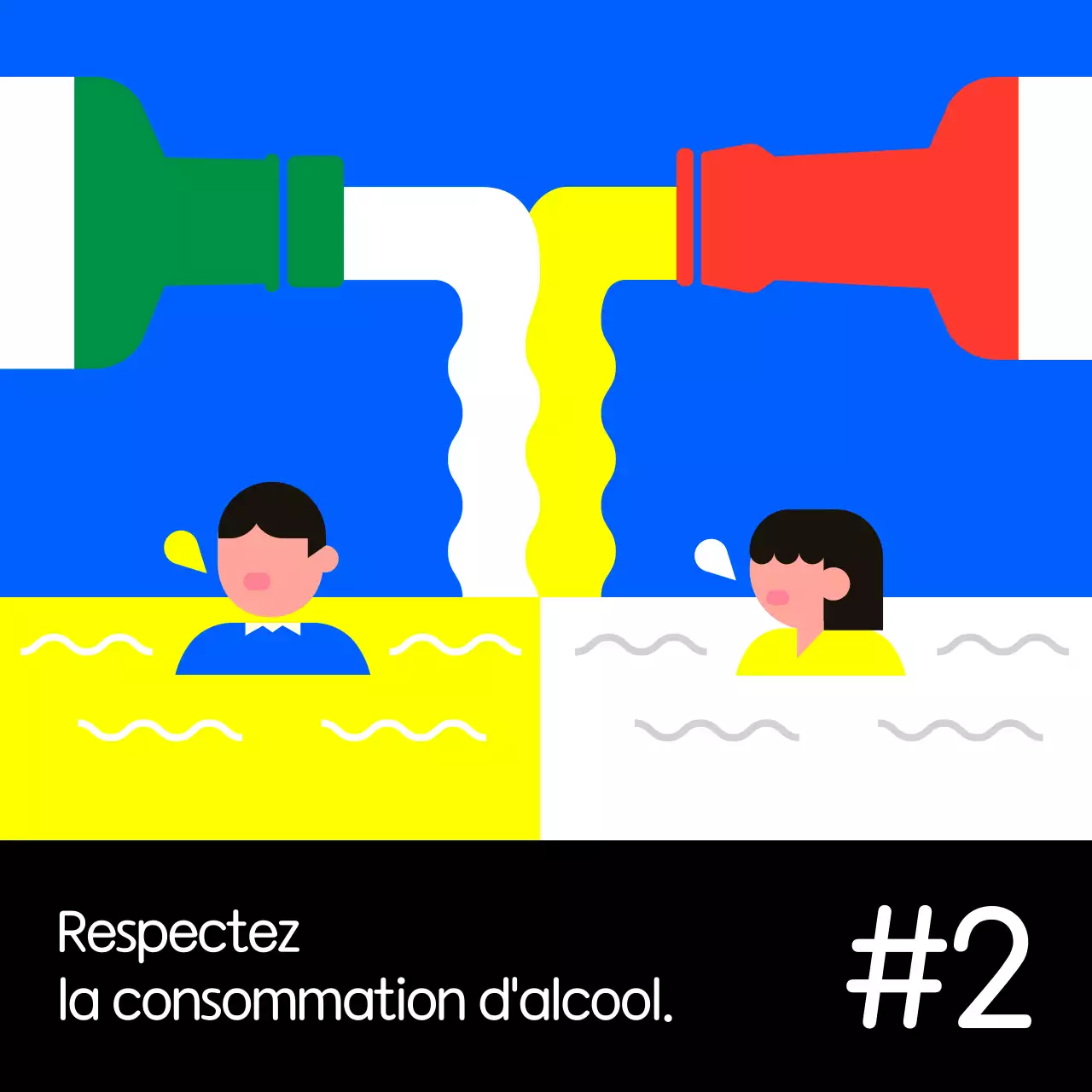 Guide de la campagne de consommation d'alcool de la culture pop de Blue