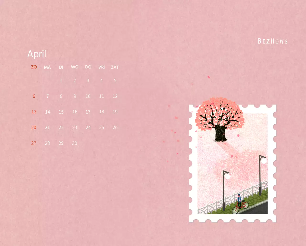 Nieuwjaarskalender met een warme geïllustreerde uitstraling