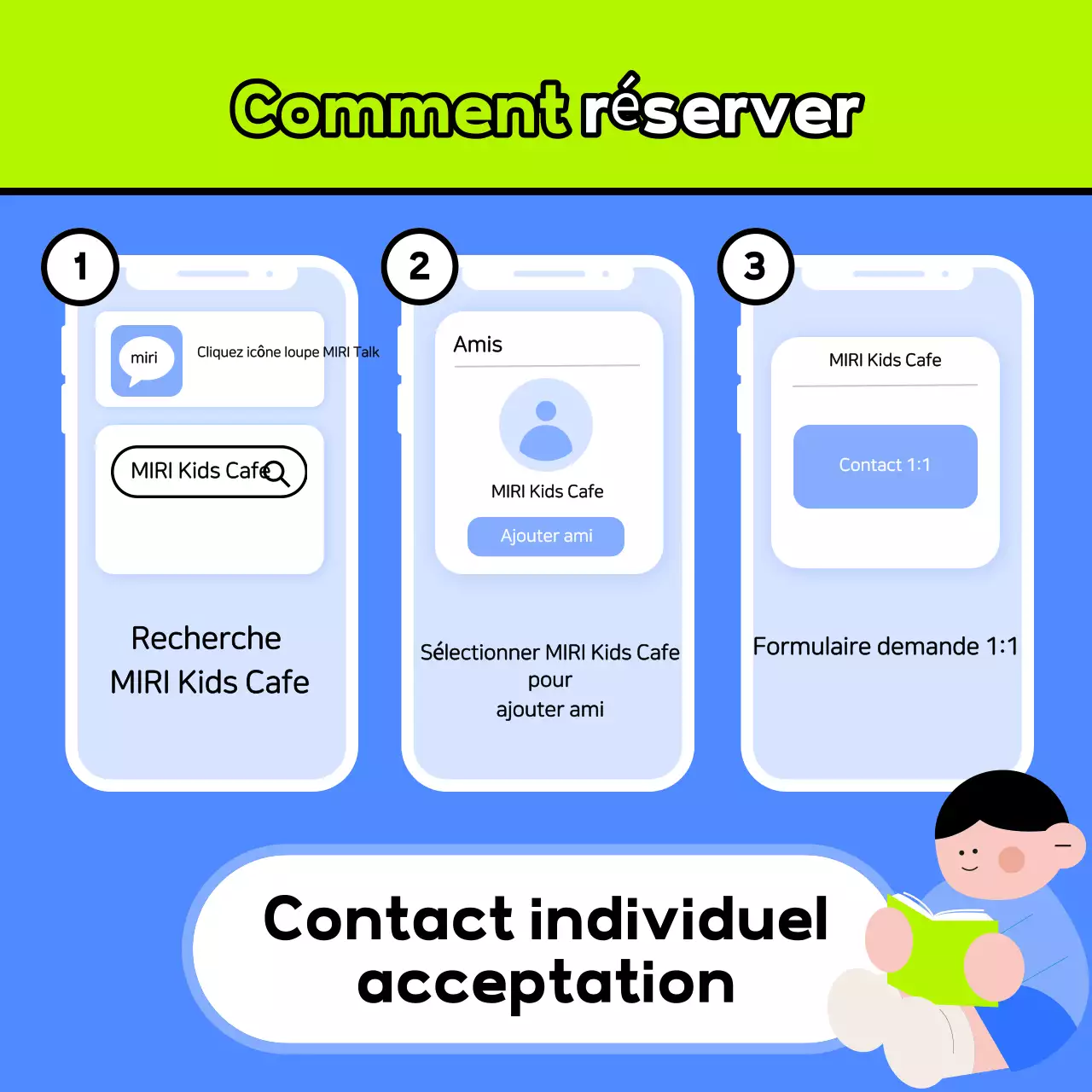 Promotion de cafés pour enfants pour le Nouvel An