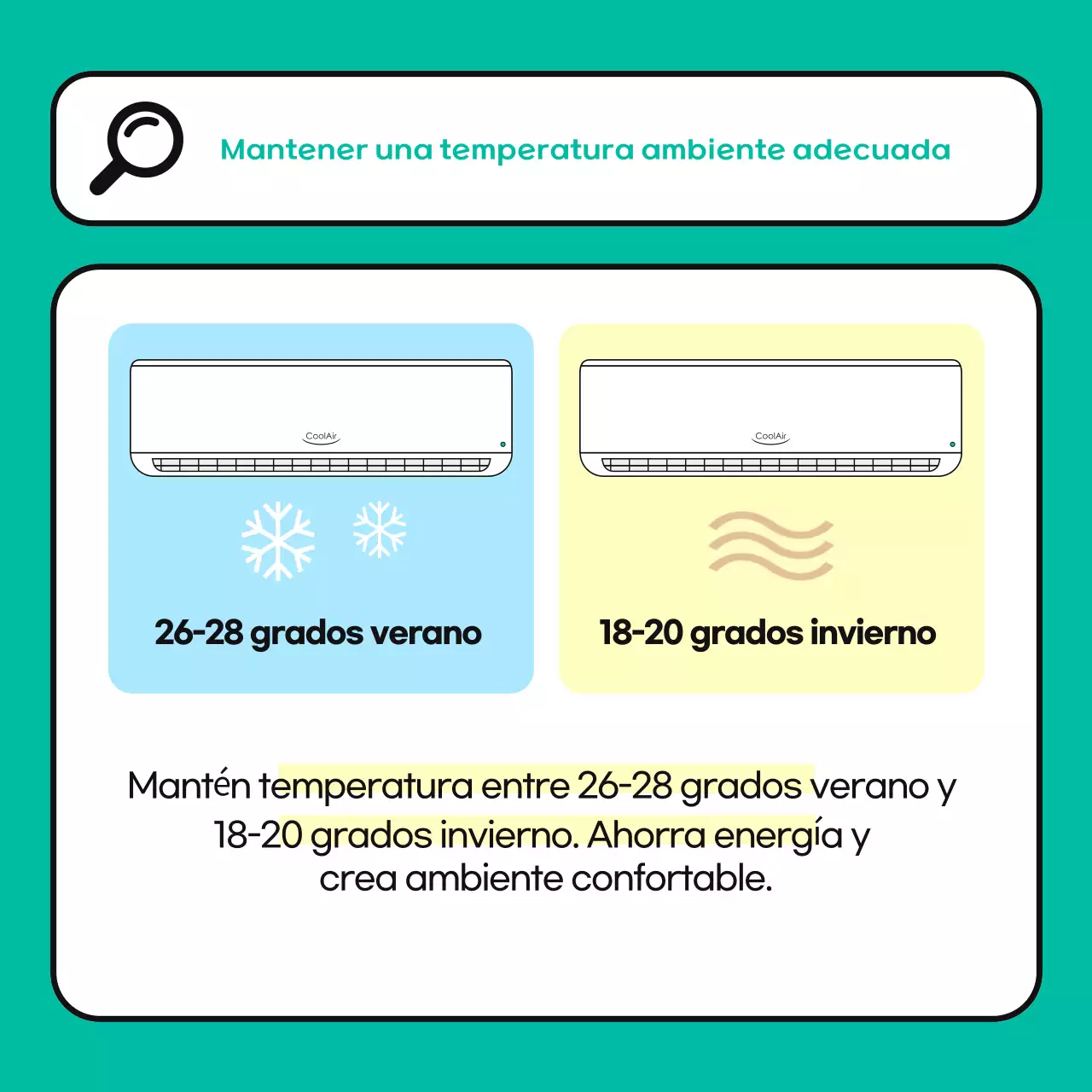 Campaña de ahorro energético en el lugar de trabajo